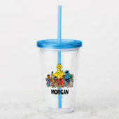Sesamstraat | Sesamobjecten Jouw naam toevoegen Acryl Drinkbeker (Voorkant)