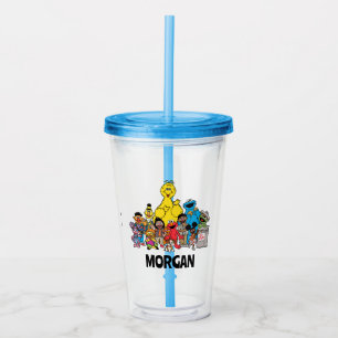 Sesamstraat   Sesamobjecten Jouw naam toevoegen Acryl Drinkbeker