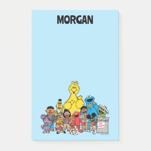 Sesamstraat | Sesamobjecten Jouw naam toevoegen Post-it® Notes (Voorkant)