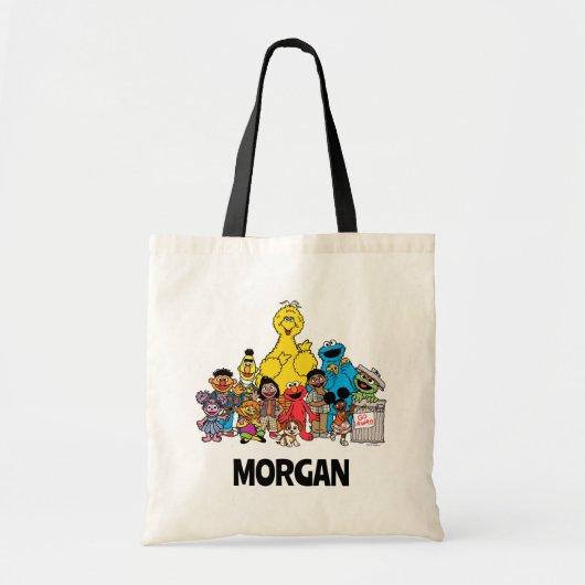 Sesamstraat | Sesamobjecten Jouw naam toevoegen Tote Bag (Voorkant)