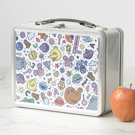 Sesamstraat | Sesampals Doodle Patroon (In situ)