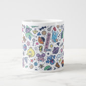 Sesamstraat | Sesampals Doodle Patroon Grote Koffiekop (Voorkant)