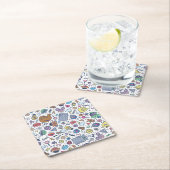 Sesamstraat | Sesampals Doodle Patroon Kartonnen Onderzetters (Insitu)