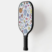 Sesamstraat | Sesampals Doodle Patroon Pickleball Paddle (Links)