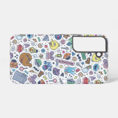 Sesamstraat | Sesampals Doodle Patroon Samsung Galaxy Hoesje (Achterkant horizontaal)