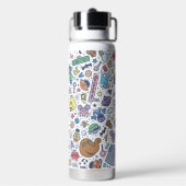 Sesamstraat | Sesampals Doodle Patroon Waterfles (Achterkant)