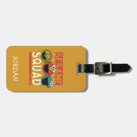 Sesamstraat - Sesamplein Bagagelabel (Voorkant horizontaal)