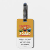 Sesamstraat - Sesamplein Bagagelabel (Achterkant verticaal)