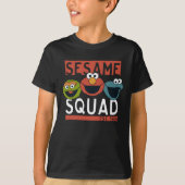 Sesamstraat - Sesamplein T-shirt (Voorkant)
