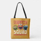 Sesamstraat - Sesamplein Tote Bag (Achterkant)