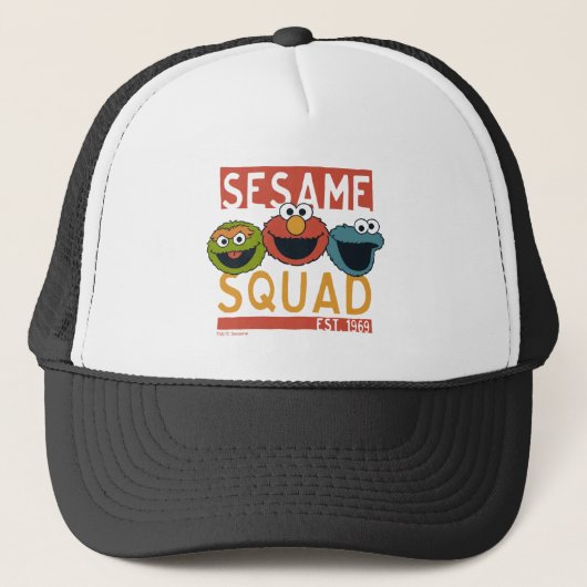 Sesamstraat - Sesamplein Trucker Pet (Voorkant)