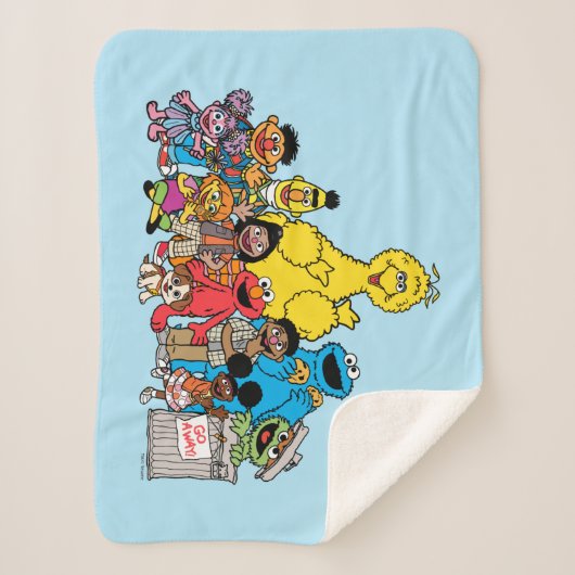 Sesamstraat | Sesamprogramma's die uitkomen Sherpa Deken (Voorkant)