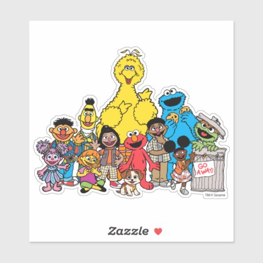 Sesamstraat | Sesamprogramma's die uitkomen Sticker (Vel)