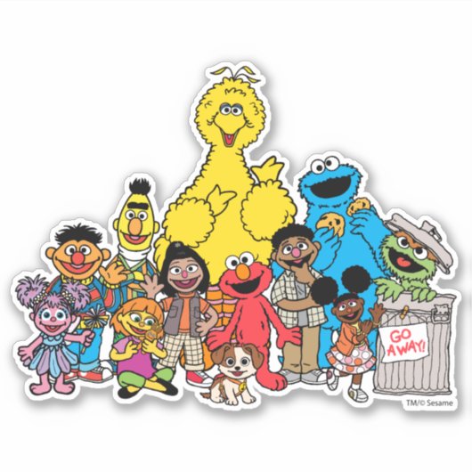 Sesamstraat | Sesamprogramma's die uitkomen Sticker (Voorkant)