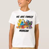 Sesamstraat | Sesamprogramma's | Familienaam T-shirt (Voorkant)