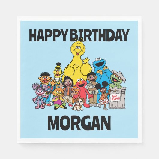 Sesamstraat | Sesamprogramma's | Jouw namen toevoe Servet (Voorkant)