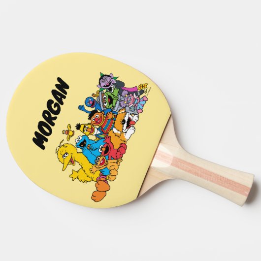 Sesamstraat | Sesamprogramma's | Naam toevoegen Tafeltennisbatje (Zijkant)