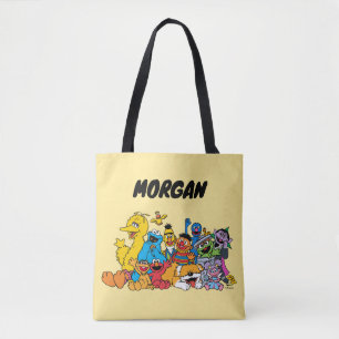 Sesamstraat Sesamprogramma's Naam toevoegen Tote Bag