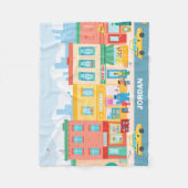Sesamstraat | Sesamstraat Scene Fleece Deken (Voorkant)