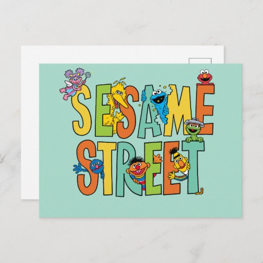 Sesamstraat | Sesamstraat Type Pals Briefkaart (Voorkant / Achterkant)