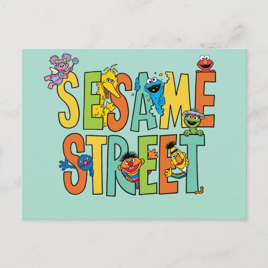 Sesamstraat | Sesamstraat Type Pals Briefkaart (Voorkant)