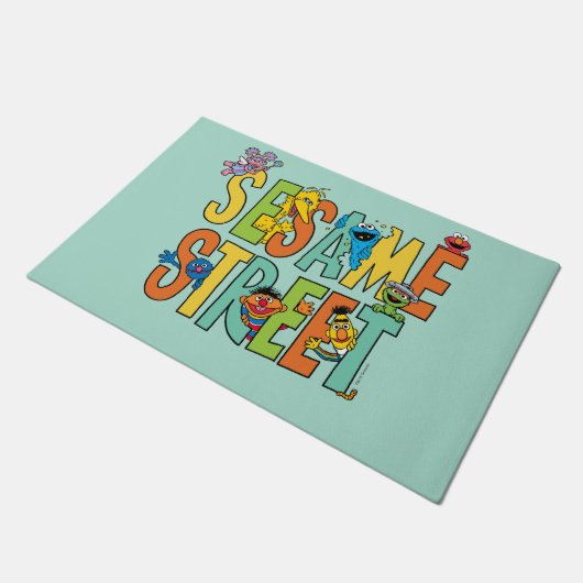 Sesamstraat | Sesamstraat Type Pals Deurmat (Schuin)