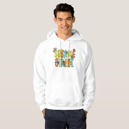 Sesamstraat | Sesamstraat Type Pals Hoodie (Voorkant volledig)