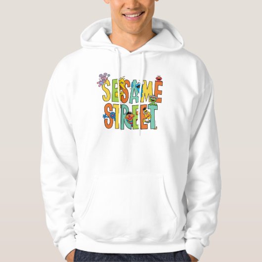 Sesamstraat | Sesamstraat Type Pals Hoodie (Voorkant)
