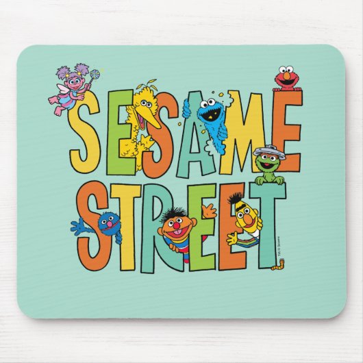 Sesamstraat | Sesamstraat Type Pals Muismat (Voorkant)