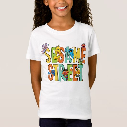 Sesamstraat | Sesamstraat Type Pals T-shirt (Voorkant)