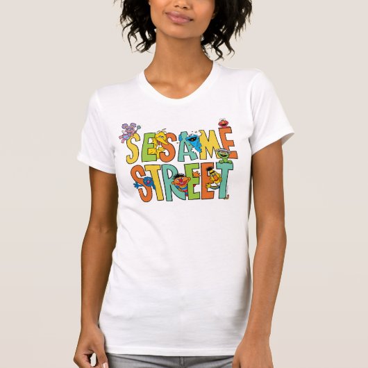 Sesamstraat | Sesamstraat Type Pals T-shirt (Voorkant)