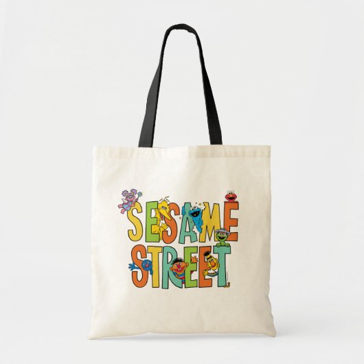 Sesamstraat | Sesamstraat Type Pals Tote Bag (Voorkant)