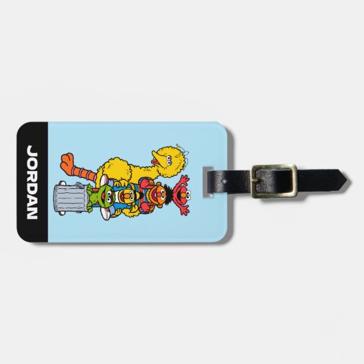 Sesamstraat | SESAMSTRAAT VRIENDEN | Jouw namen to Bagagelabel (Voorkant horizontaal)