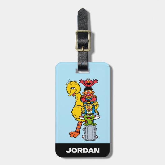 Sesamstraat | SESAMSTRAAT VRIENDEN | Jouw namen to Bagagelabel (Voorkant verticaal)