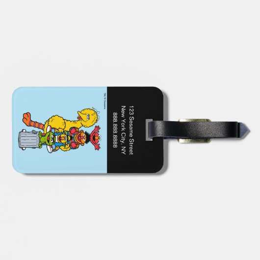 Sesamstraat | SESAMSTRAAT VRIENDEN | Jouw namen to Bagagelabel (Achterkant horizontaal)