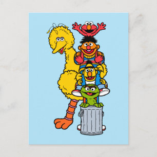 Sesamstraat Sesamstraat Vrienden Pose Briefkaart