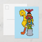 Sesamstraat | Sesamstraat Vrienden Pose Briefkaart (Voorkant / Achterkant)