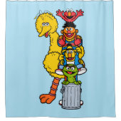 Sesamstraat | Sesamstraat Vrienden Pose Douchegordijn (Voorkant)