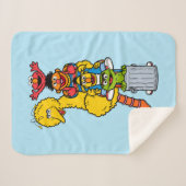 Sesamstraat | Sesamstraat Vrienden Pose Sherpa Deken (Voorkant (horizontaal))