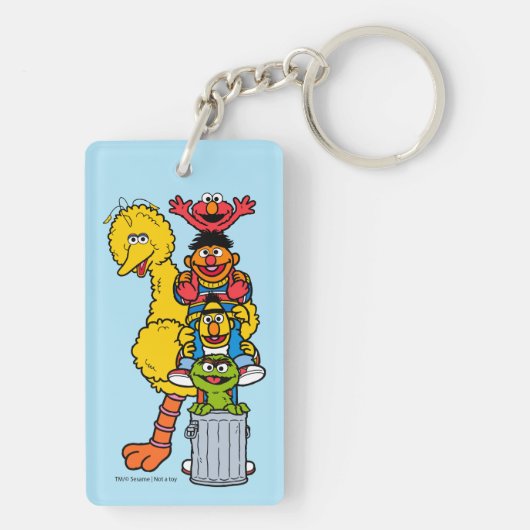 Sesamstraat | Sesamstraat Vrienden Pose Sleutelhanger (achterkant)