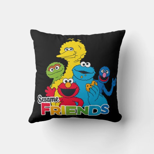 Sesamstraat | Sesamvrienden Kussen (Achterkant)