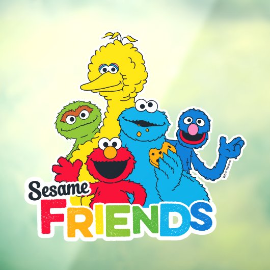 Sesamstraat | Sesamvrienden Raamsticker (Vel 3)