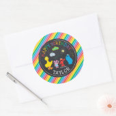 Sesamstraat | Sesamvrienden Ronde Sticker (Envelop)