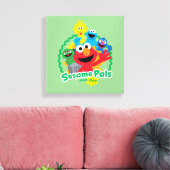 Sesamstraat | Sesamvrienden sinds 1969 Canvas Afdruk (Insitu (Woonkamer))