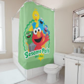 Sesamstraat | Sesamvrienden sinds 1969 Douchegordijn (In situ)