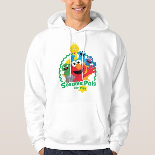 Sesamstraat | Sesamvrienden sinds 1969 Hoodie (Voorkant)