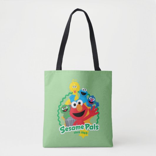 Sesamstraat | Sesamvrienden sinds 1969 Tote Bag (Voorkant)