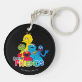 Sesamstraat | Sesamvrienden Sleutelhanger (Achterkant)