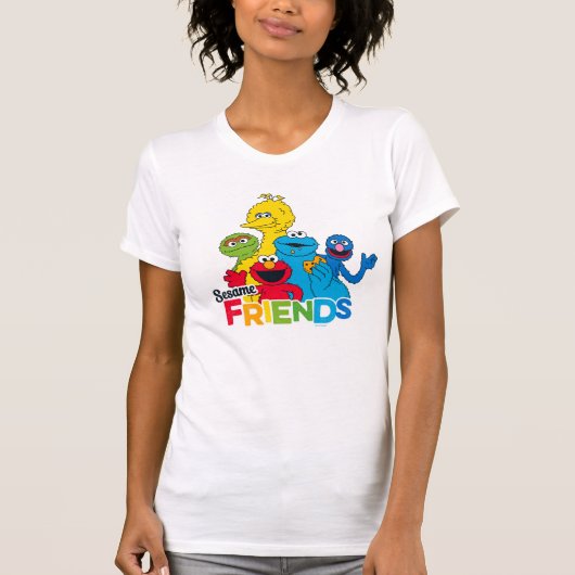 Sesamstraat | Sesamvrienden T-shirt (Voorkant)
