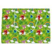 Sesamstraat Shamrock en Rainbow Pattern Groot Cadeauzakje (Voorkant)